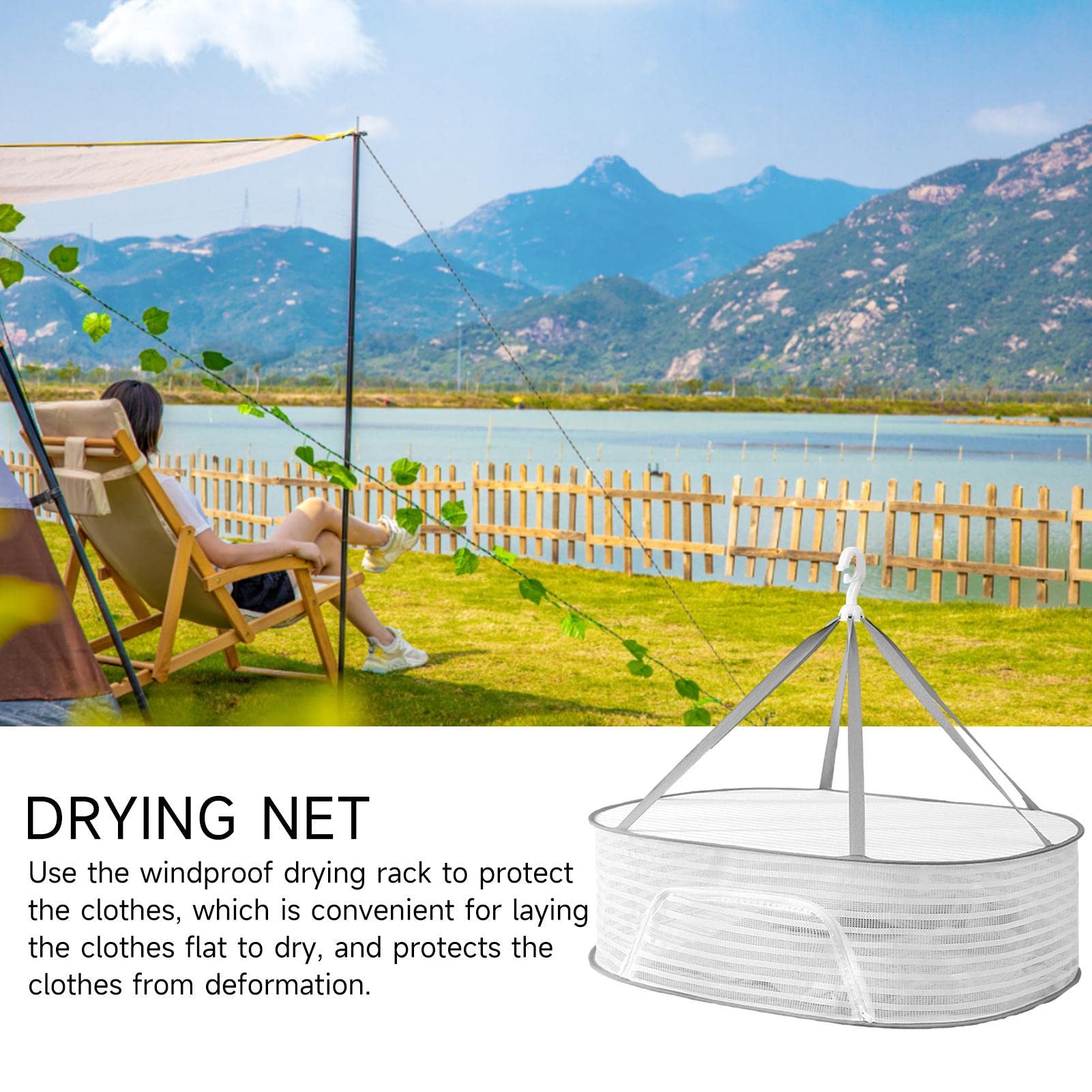 Rete Per Asciugatura Pieghevole Jeanny - 60x40cm, Per Maglioni, Costumi Da Bagno, Erbe E Frutta - Foto 6