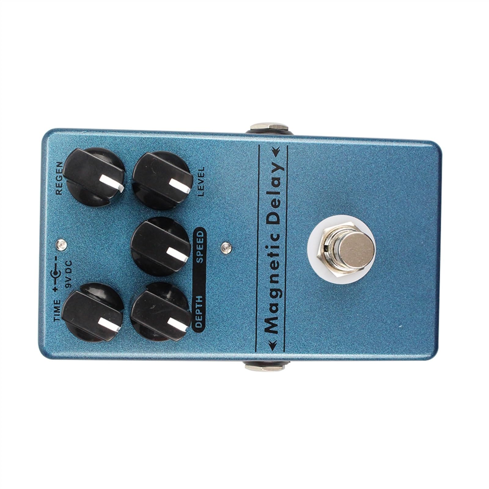pedal de modulación de guitarra Pedal De Retardo Magnético Efecto De Retardo Modulado Pedal De Efecto De Guitarra True Bypass