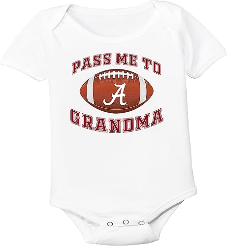 Mameluco de bebé Alabama Crimson Tide Pass Me To Grandma