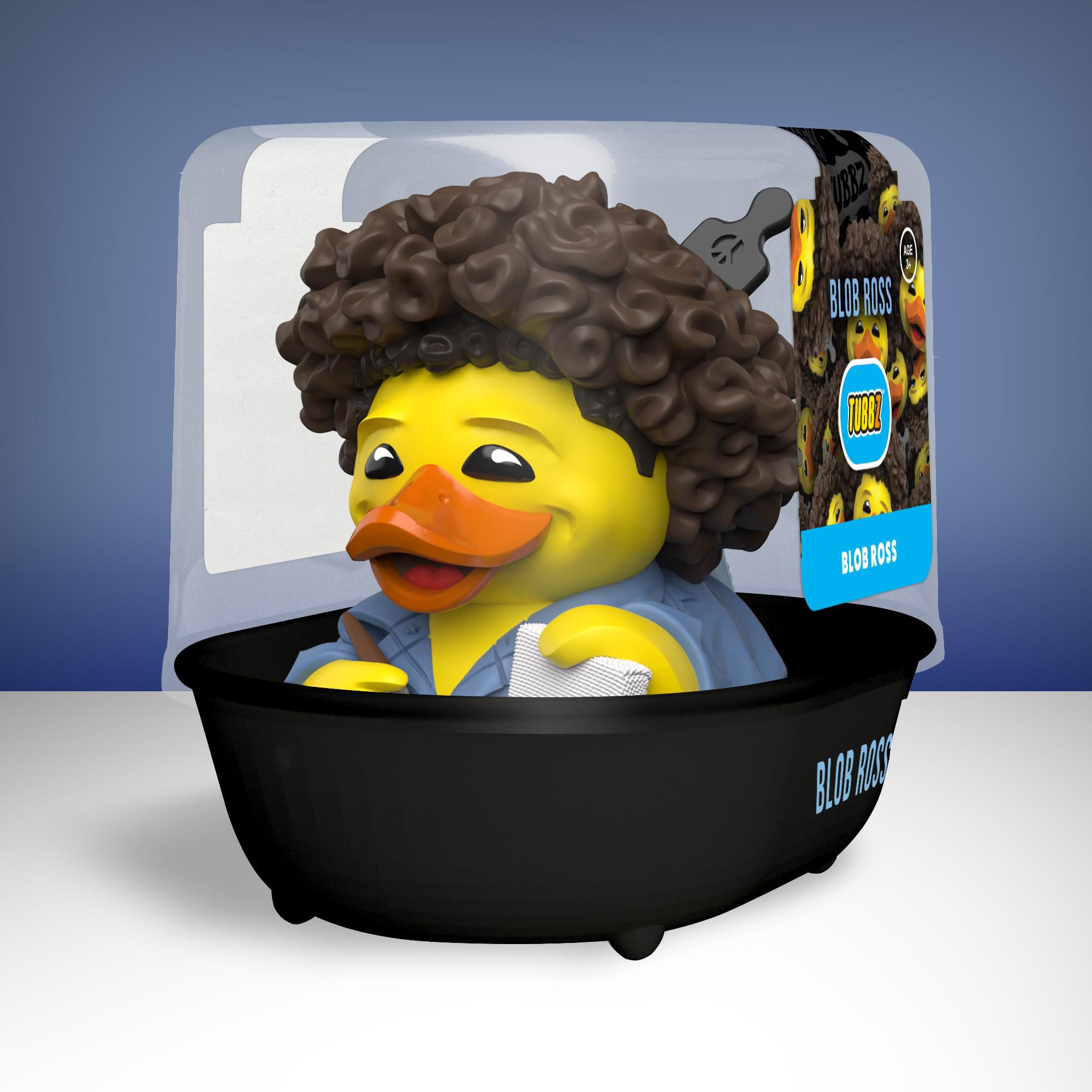 TUBBZ First Edition: Blob Ross Cosplaying Rubber Duck Vinyl Figure, Blob Ross (Bathtub), 9 cm - Image 2