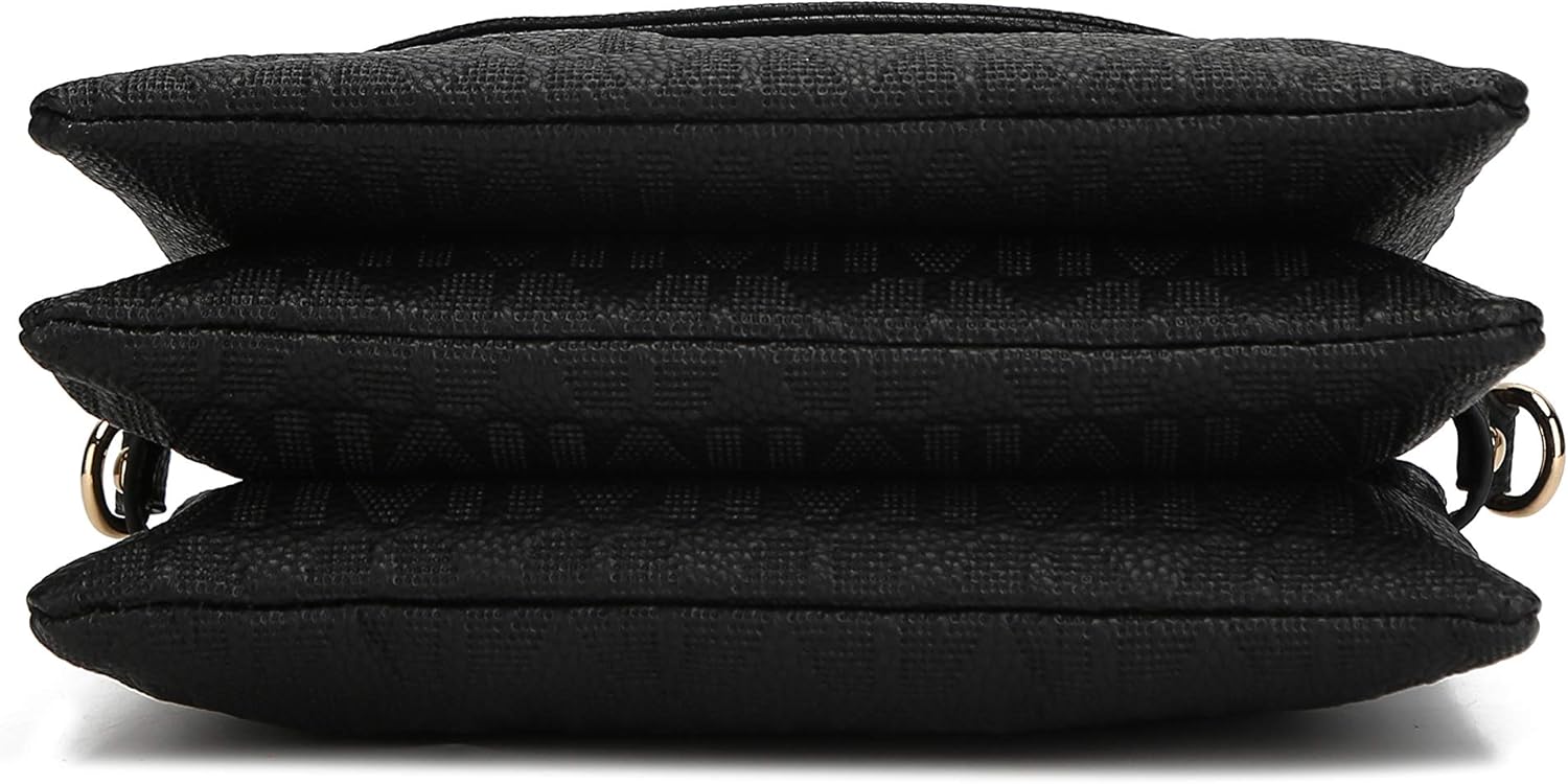 MKF Collection Crossbody Bag for Women Wristlet Strap, Vegan Leather Shoulder Bag Handbag Purse by Mia K - Image 7