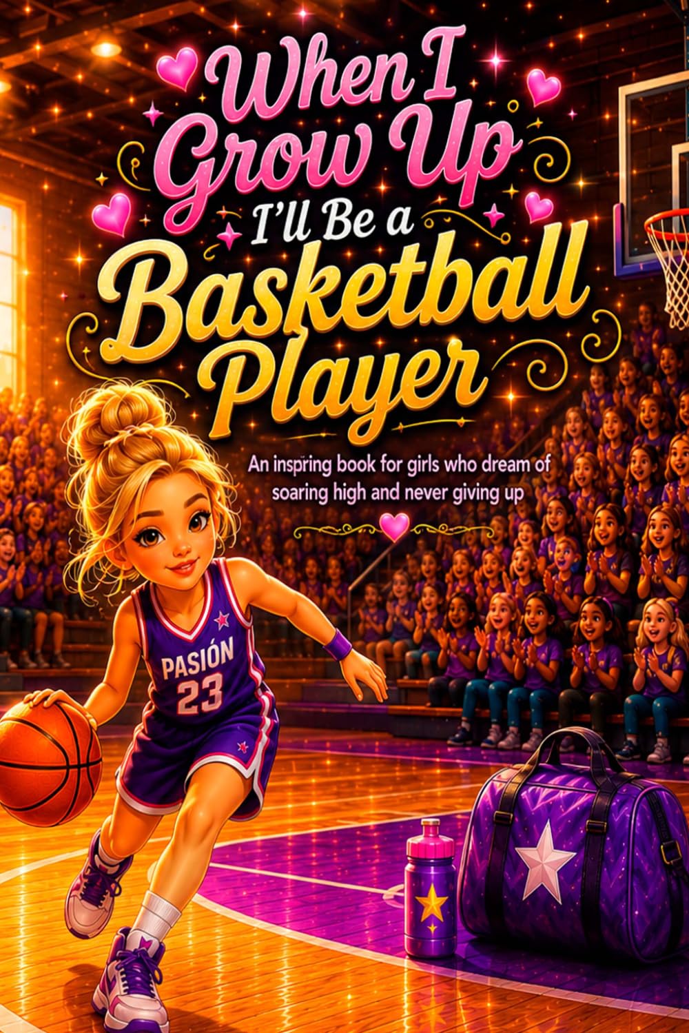 When I Grow Up I'll Be a Basketball Player: An inspiring book for girls who dream of soaring high and never giving up