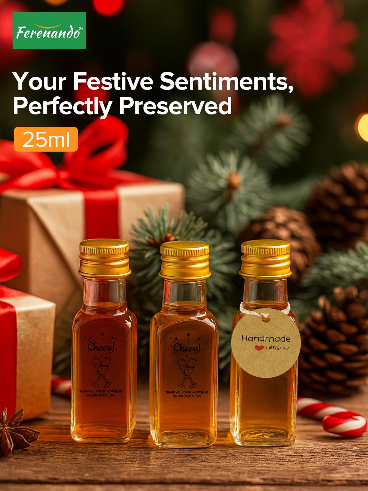 54 Pezzi Mini Bottiglie per Liquore 25ml, Mini Bottiglie Alcolici di Plastica Riutilizzabili, Bottigliette Liquore Mignon Vuote con Tappi a Vite, Etichette e Funnel per Matrimoni Feste