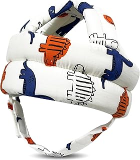 Baby Head Protector for Crawling Walking, Baby Helmet Adjustable No Bumps and Soft Cushion, Infant Safety Cap for Kid Learning to Walk