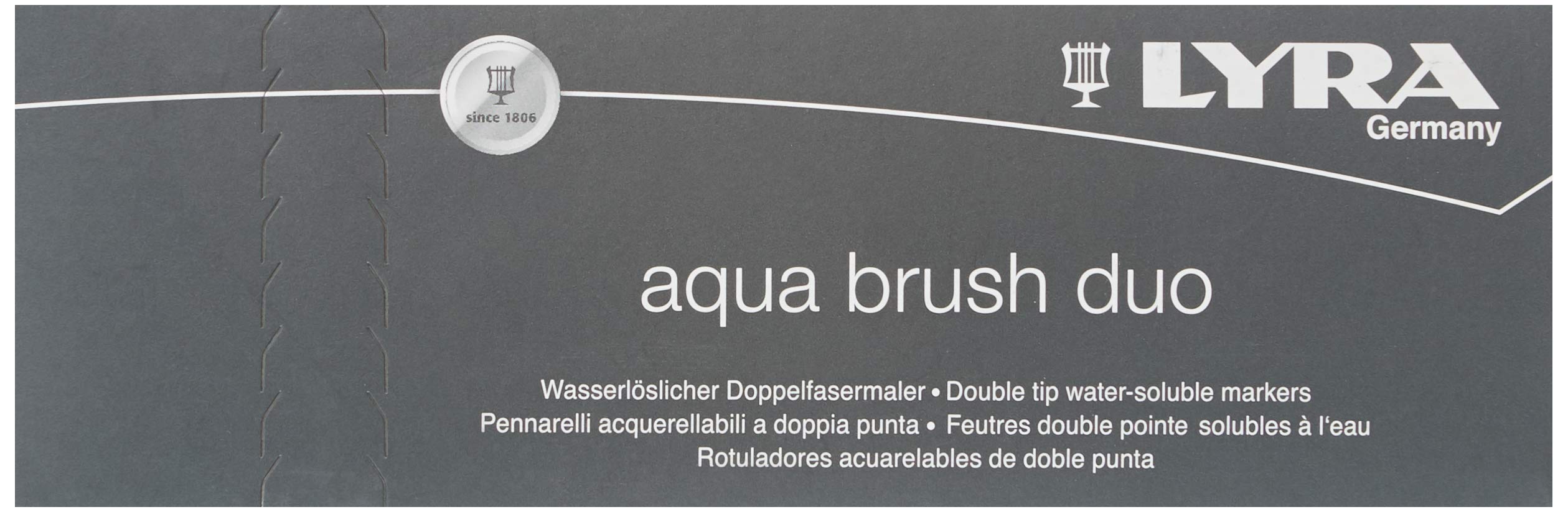 LYRA Aqua Brush Duo pędzel malarski, kolor czarny
