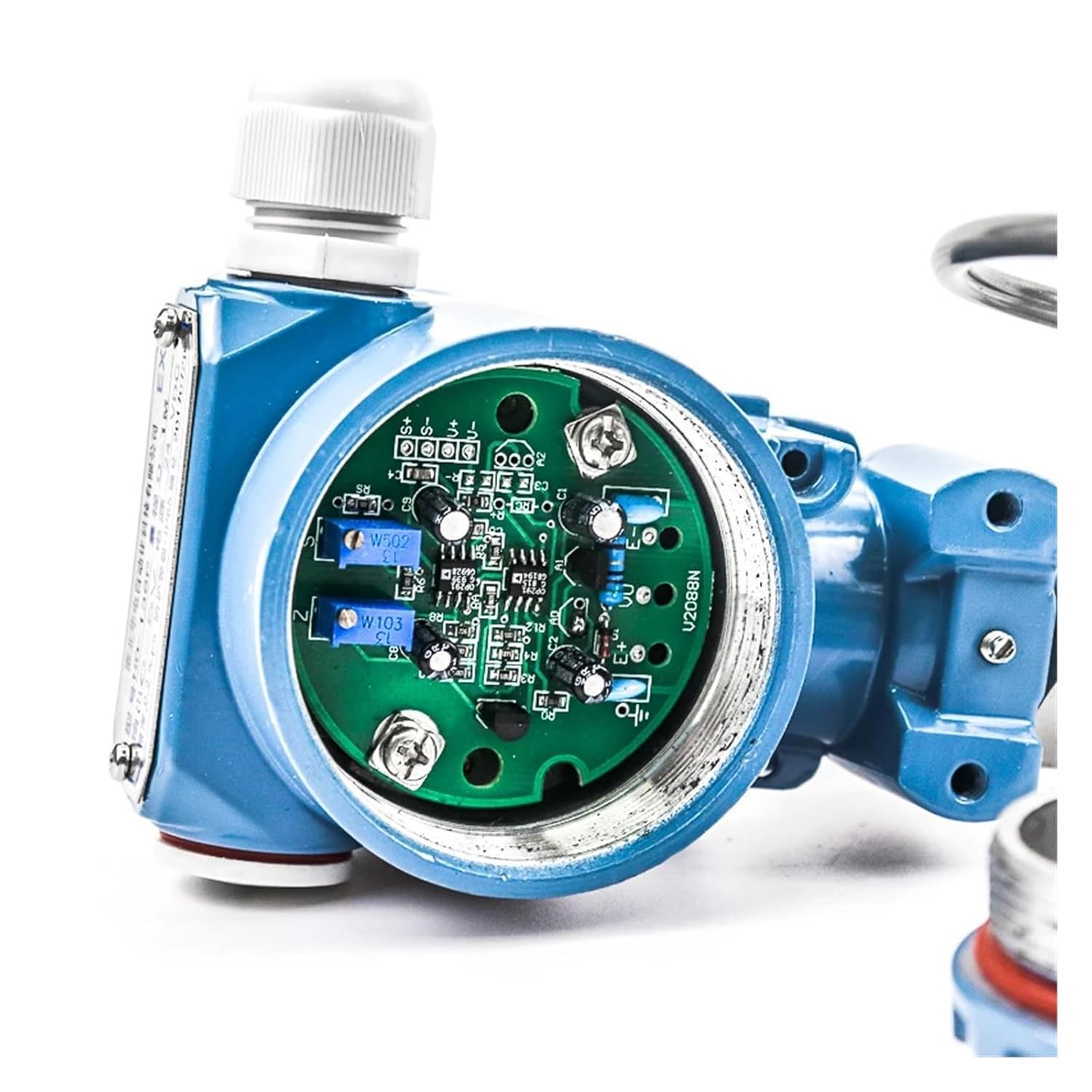 Capacitive Liquid Fuel Diesel Level Sensor Resistance Storage Tanks Hydrostatic Rs485 Level Transmitters(LCD Display)