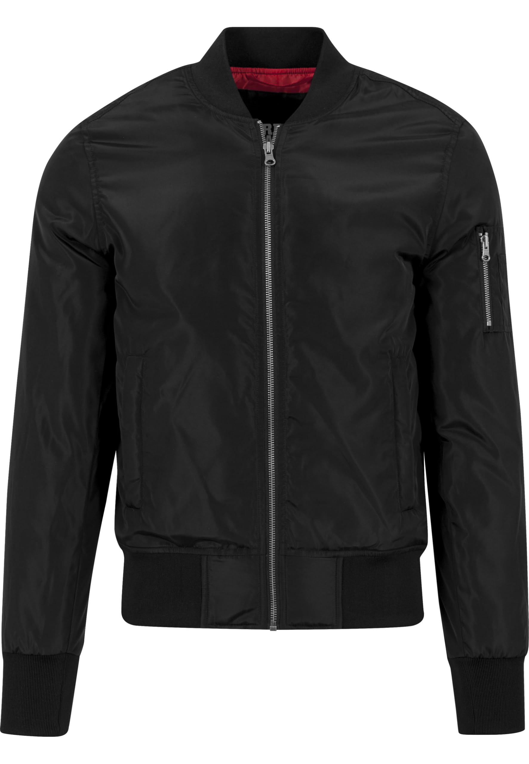 Urban Classics Men's 2-Tone Bomber Jacket, Black (Blk/Blk 00017), Small
