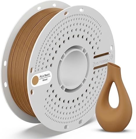 PLA Filament 1.75mm Wood, High Toughness, 1KG Spool