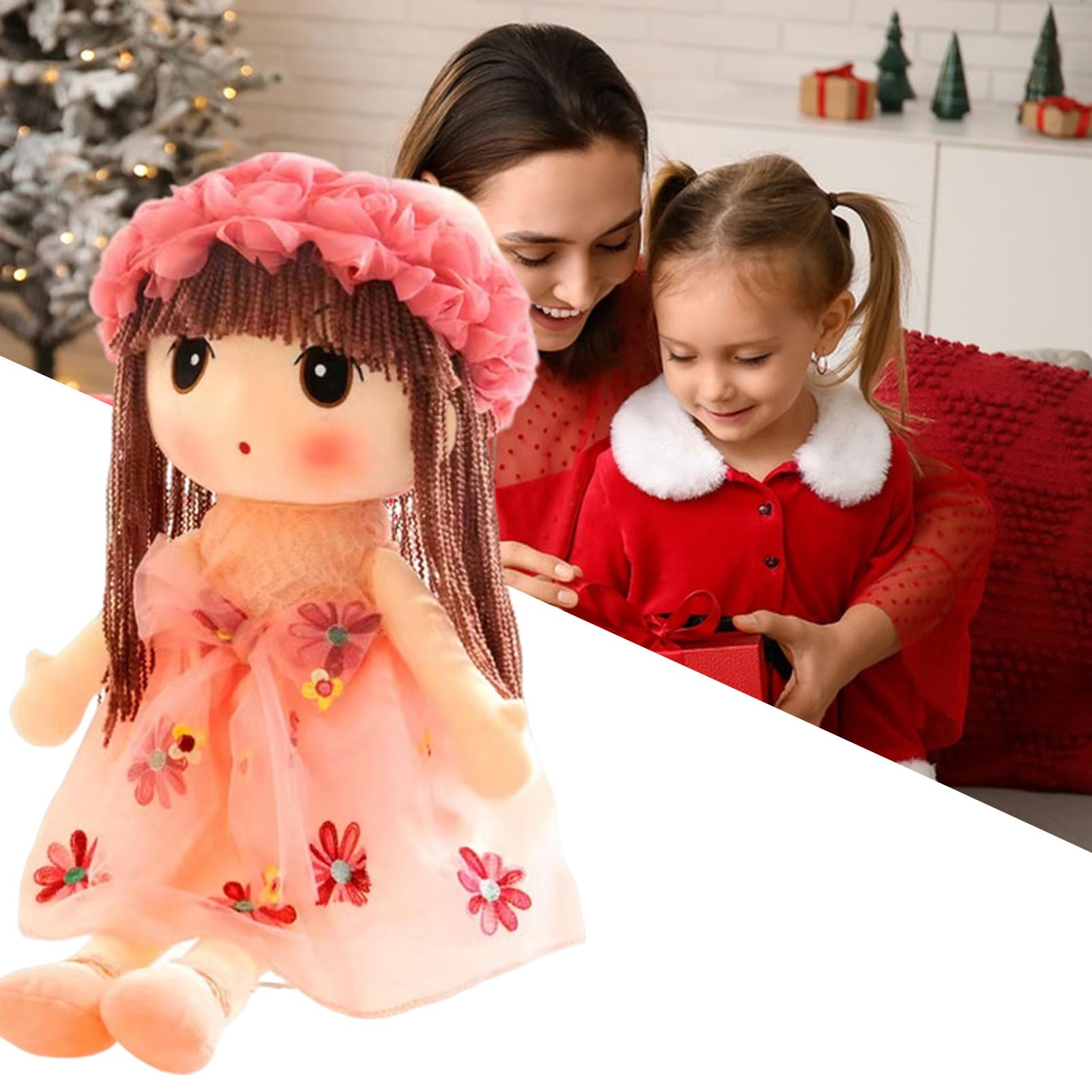 Genérico Muñeca Bebé Niña | Muñeca De Tela,Figura Suave Hecha A Mano para Niña Pequeña Compañera Genérico Muñeca Bebé Niña | Muñeca De Tela,Figura Suave Hecha A Mano para Niña Pequeña Compañera