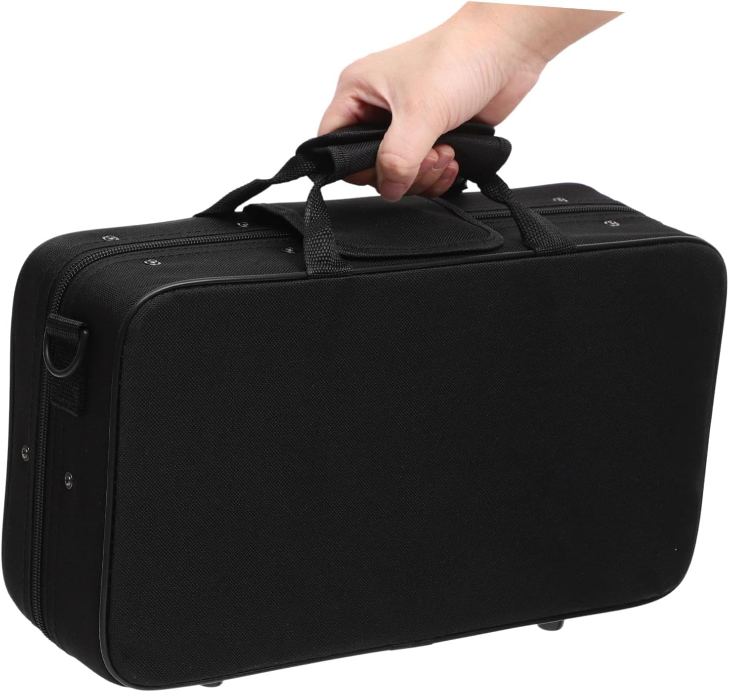 Totority Portable Clarinet Storage Bag with Handle Oxford Cloth Clarinet Carrying Holder for Safe Instrument Transport and Protection Lightweight Music Instrument Case for Travel and
