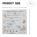 Craftmind Prediction & Advice Game Cards for Baby Shower Games | Name Suggestion & Fun Predictions | Pack of 24 Thick Cards (4x4 Inches) | Mom-to-Be Celebration Keepsake Game | Baby Shower Decoration gallery image