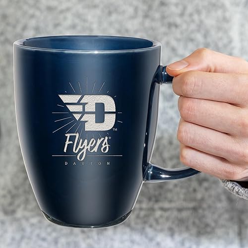 Vista 219 de Rico Industries NCAA - Taza de cerámica con grabado láser, 18 onzas, café y té