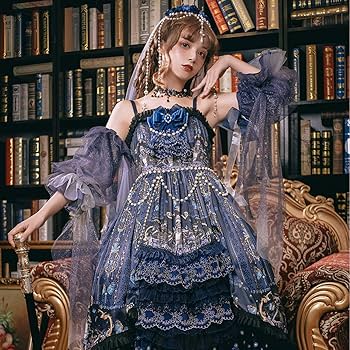 Rubyonly Summer Lolita Dress Japanese Kawaii Girl Moon Star