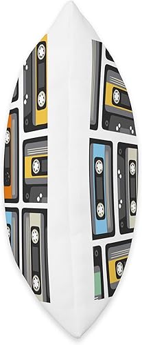 Miniatura 2 de Best 80s & 90s Lifestyle Fashion Gifts Tape Retro 1980s Mixtapes Radio Cassette Player Throw Pillow, 16x16, Multicolor