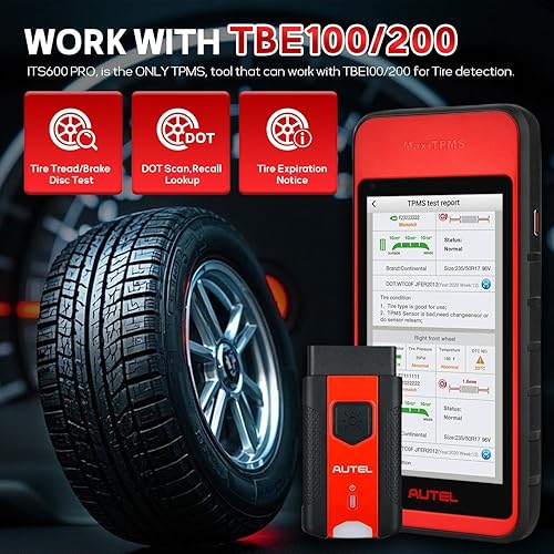 Miniatura 5 de Autel MaxiTPMS ITS600Pro TPMS Herramienta de programación con TPMS completo, versión actualizada de TS508 TS608 MK808TS ITS600 Funciones completas