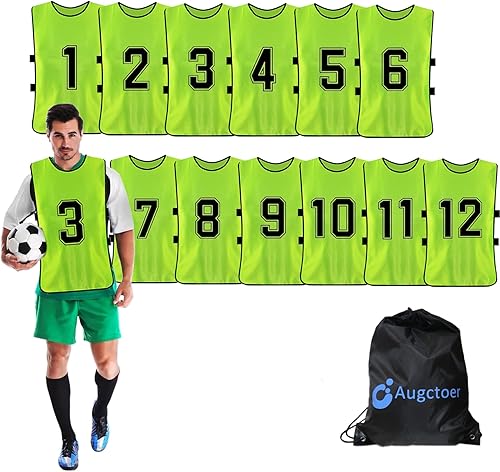 Augctoer Gilet de sport Scrimmage, gilets d'entraînement, maillots d'entraînemen