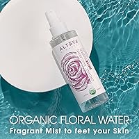 Vista 5 de Alteya UDSA Agua de rosas búlgara orgánica de 3.4 onzas líquidas en espray