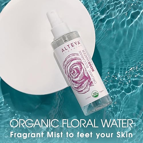 Miniatura 4 de Alteya UDSA Agua de rosas búlgara orgánica de 3.4 onzas líquidas en espray