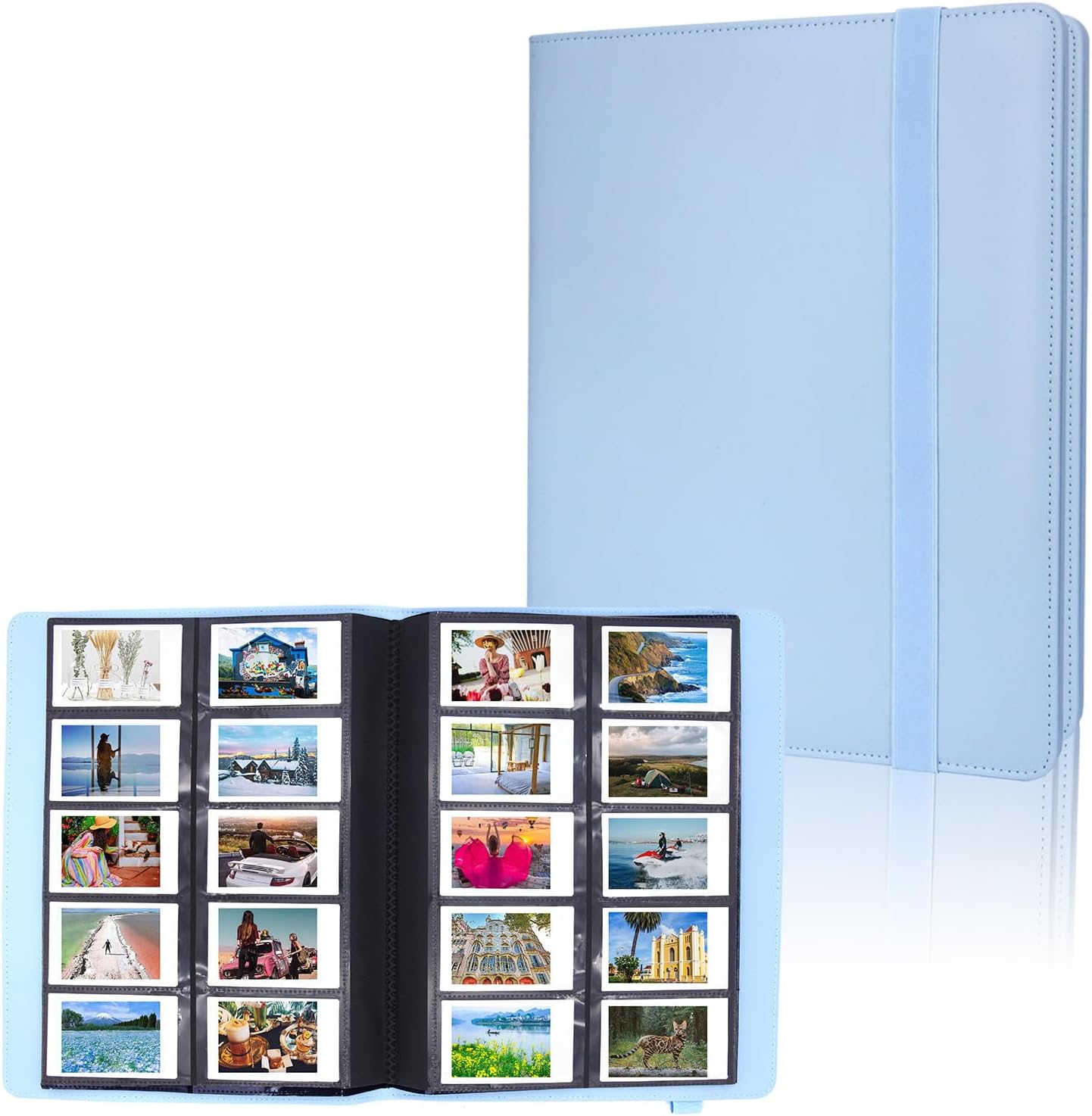 64-Pocket Photo Album For Fujifilm Instax Mini – Holds 2x3" Instant Prints