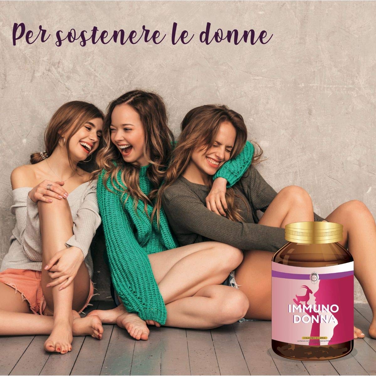 SEB - IMMUNO DONNA - Integratore alimentare da 60 capsule - Rimedio naturale per disturbi legati al ciclo mestruale e alla menopausa