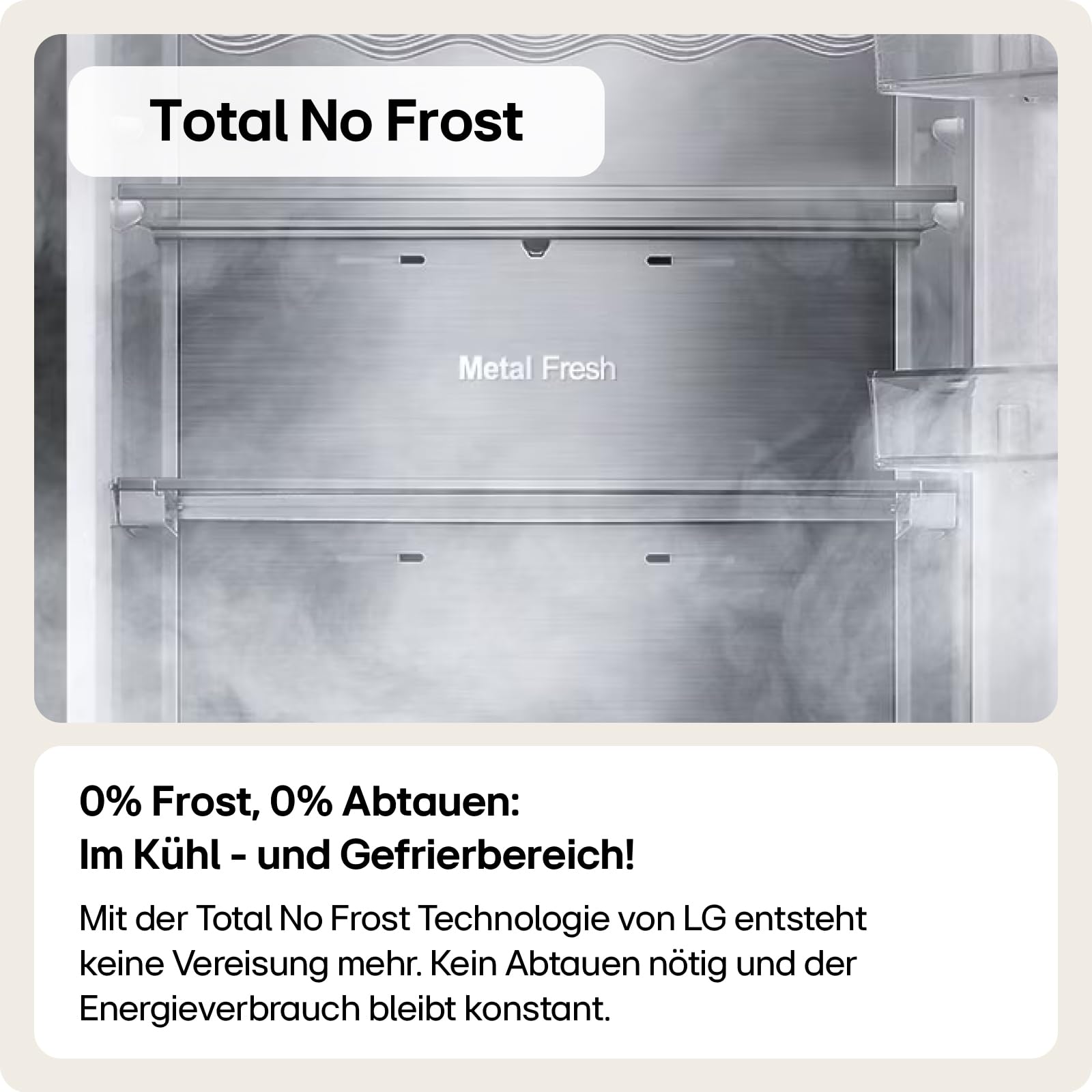 LG GSLC40PYPE Side-by-Side Kühlschrank mit Gefrierfach (638 L, Energieklasse E) mit Eis- und Wasserspender, UVNano, Total No Frost, Silber