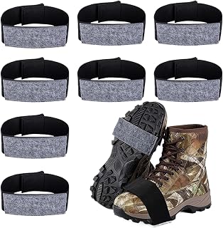 Hunting Boot Pads Thick Felt Long-Lasting Reusable Attractant | 8-Piece Boot Pads Prey Accessories for Adults Men Women Outdoor Trail Tree Stand Stalk Rut