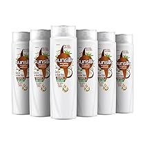 Sunsilk Shampoo Cocco e Aloe Vera per Capelli Secchi e Sfibrati, 250ml (Confezione da 6)