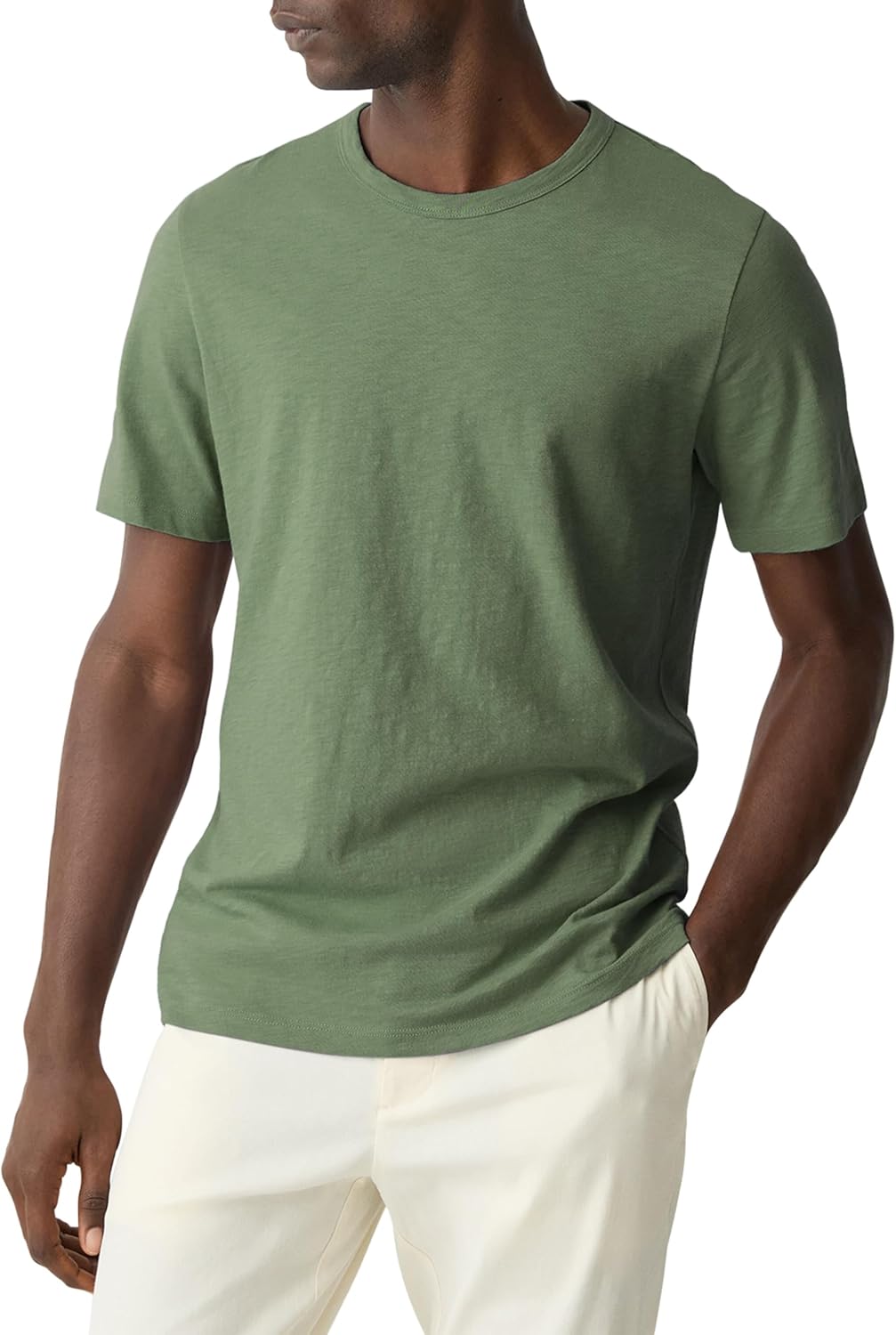 Theory Men's Essential Cosmos Slub Cotton Tee