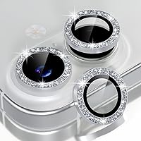 Vista 48 de Choiche Compatible para iPhone 15/iPhone 15 Plus Protector de Lente de Cámara Brillante, Vidrio Templado 9H Cubierta de Cámara Protector de Pantalla