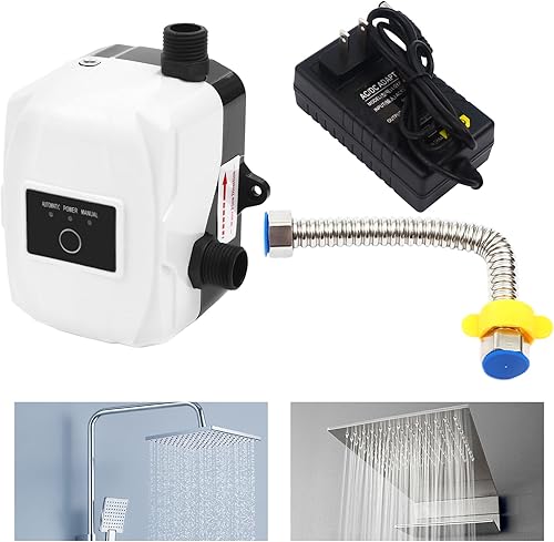 Miniatura 4 de Bomba de refuerzo de presión de 24 V, mini bomba automática de refuerzo portátil de 150 W, bomba de recirculación de agua, ducha de elevación