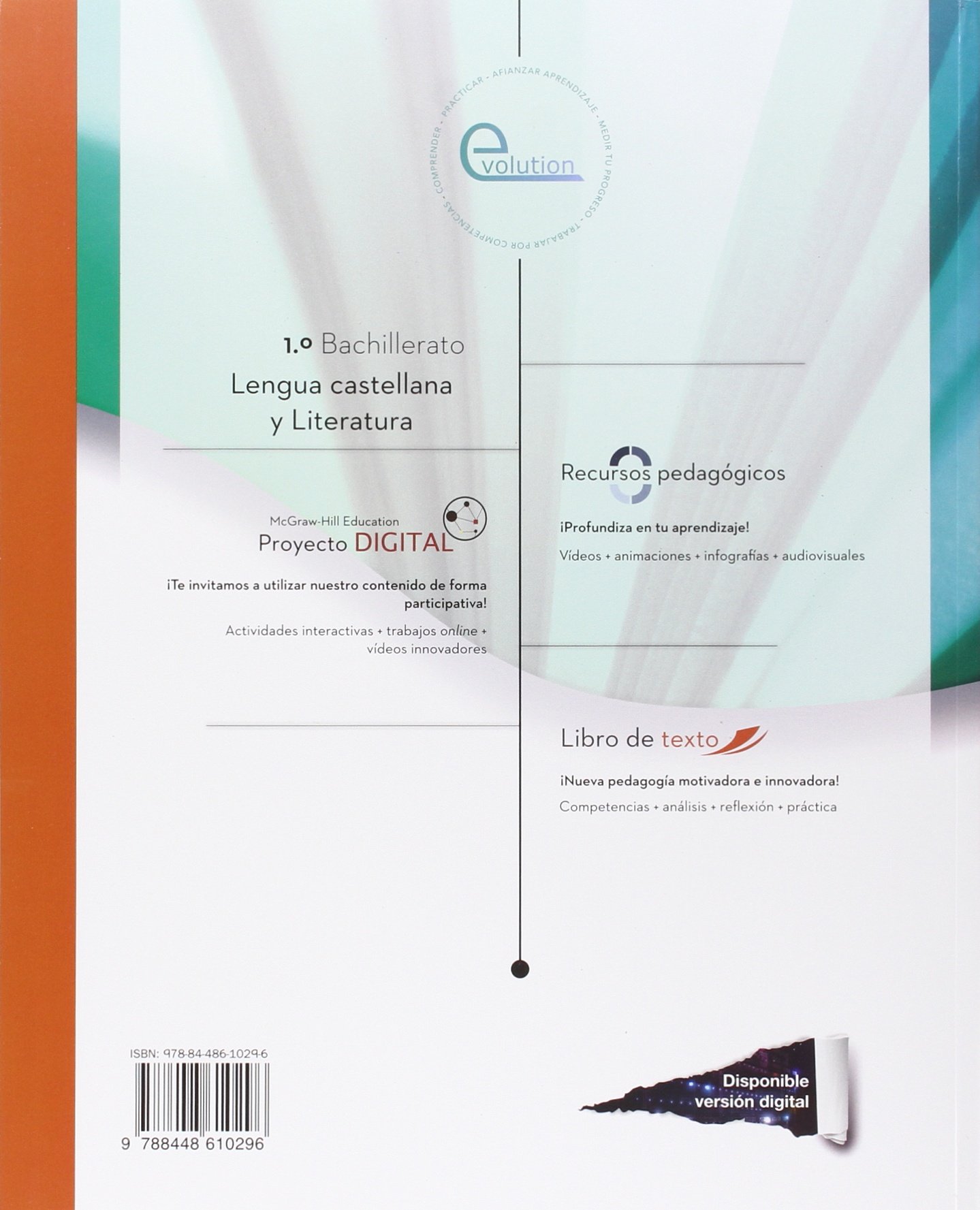 Lengua Castellana Y Literatura - 1º Bachillerato - 9788448610296