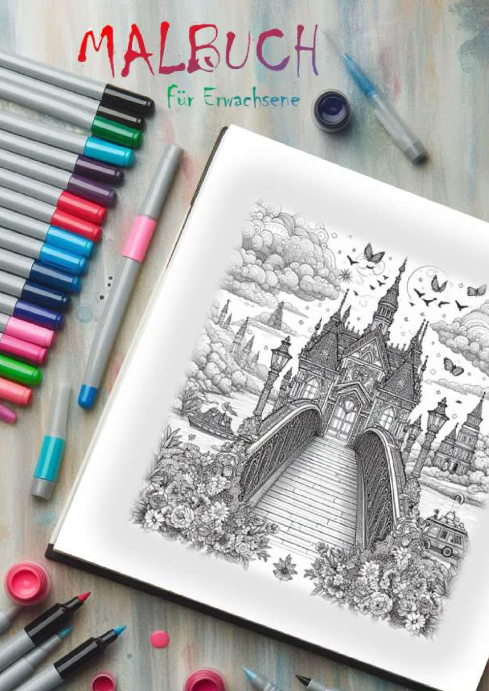 Livre de coloriage pour adulte anti-stress et relaxation guidée