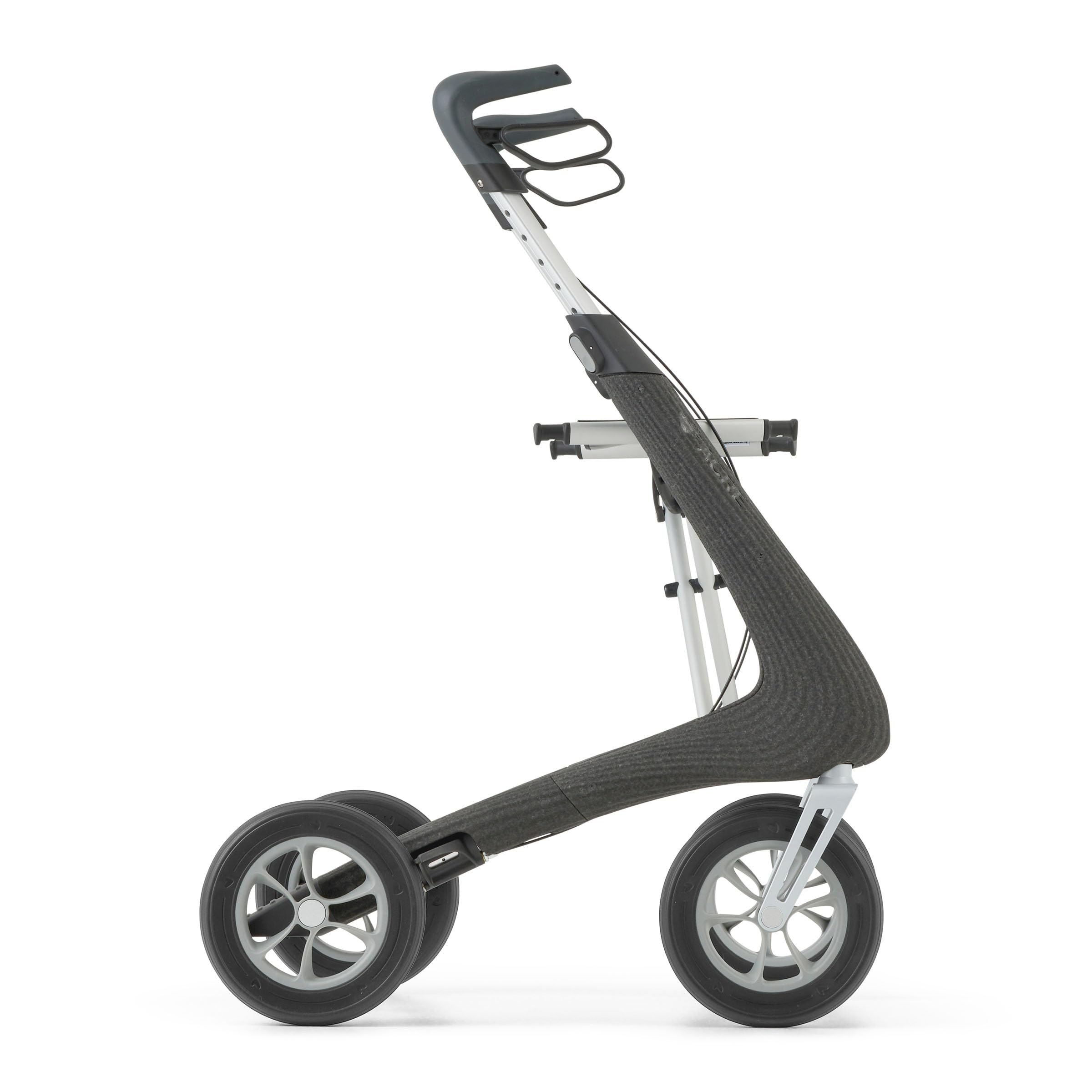 byACRE Nordic Pioneer - Rullo versatile in alluminio leggero – solo 5,9 kg/per interni ed esterni/facilmente pieghevole con sedile integrato (granito nero)