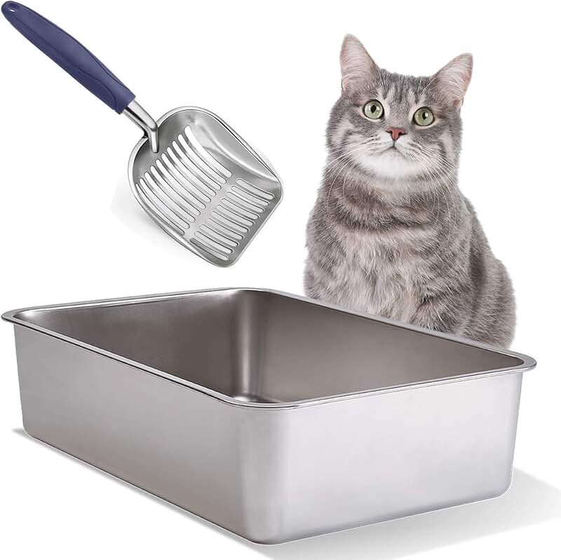 stainless steel cat litter box