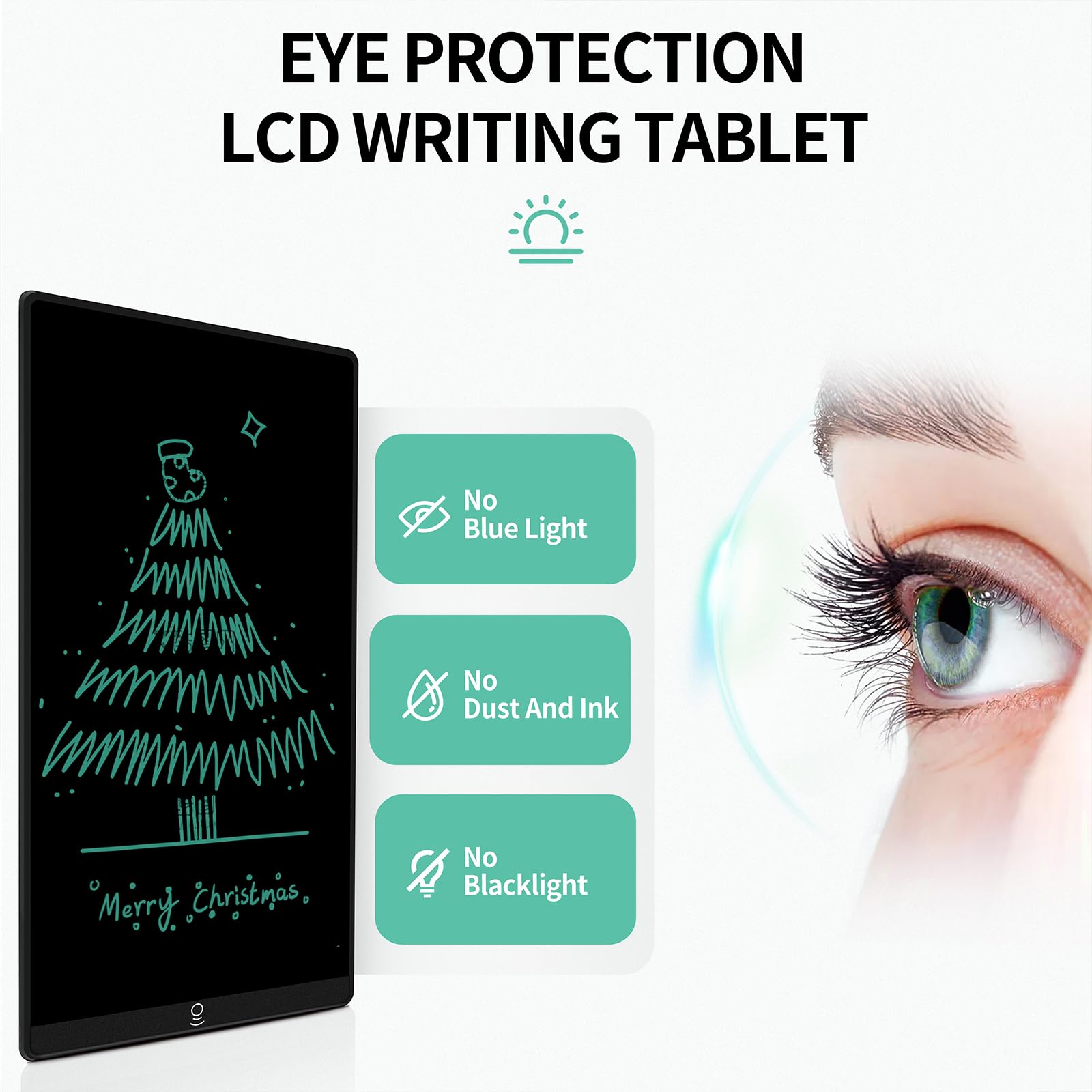 Tablette d'écriture LCD pour adultes : 9,5" avec étui