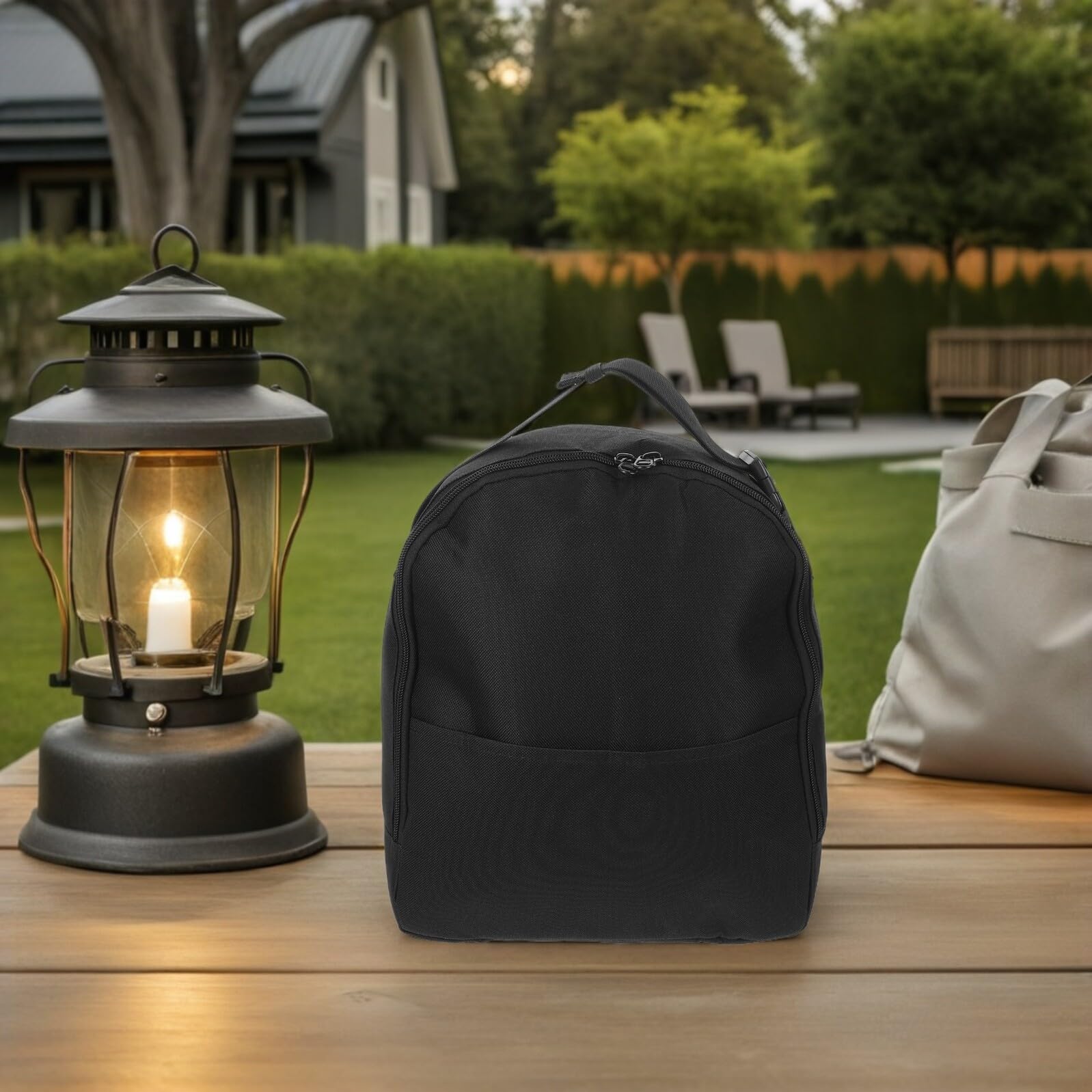 Borsa Porta Ventilatore da Campeggio Piccola in Oxford con Manico Ergonomico Custodia Protettiva Leggera Pieghevole per Trasporto Facile in Viaggio Outdoor e Picnic