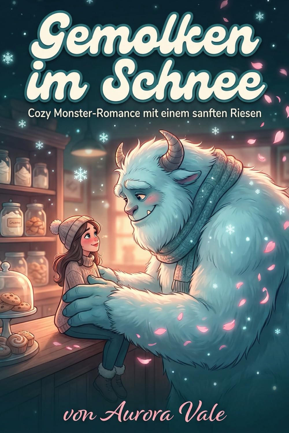 Gemolken im Schnee: Cozy Monster-Romance mit einem sanften Riesen (Verführt in Frostbite Falls)