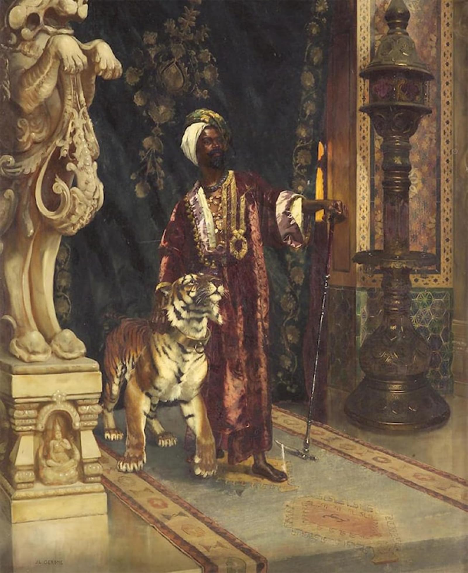 POSTERIIk Vintage Classic Picture Landscape Artwork Opera d'arte di Rudolf Ernst Portrait Canvas Painting for Office Home Decor 60x90cm