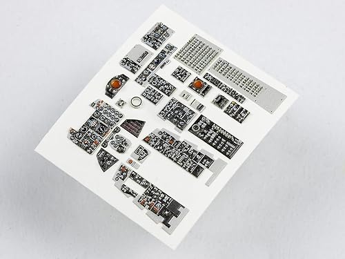 Miniatura 7 de Red Fox Studio RFSQS-48045 1/32F-4B Phantom II Panel de cabina de instrumentos acrílico 3D (para Tamiya)