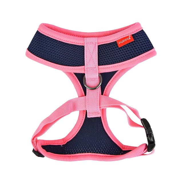 Foto 3 de 3 de Puppia Soft Harness Ii Navy L - Arnés para perros - 70 g