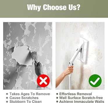 Newbealer Heavy-Duty Steam Cleaner NB282C Bundle with Wallpaper Remover Accessory