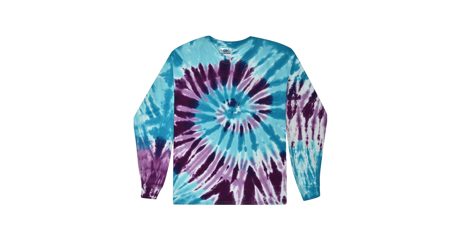 Colortone Tie Dye L/S SM Blue Jerry | Amazon.com