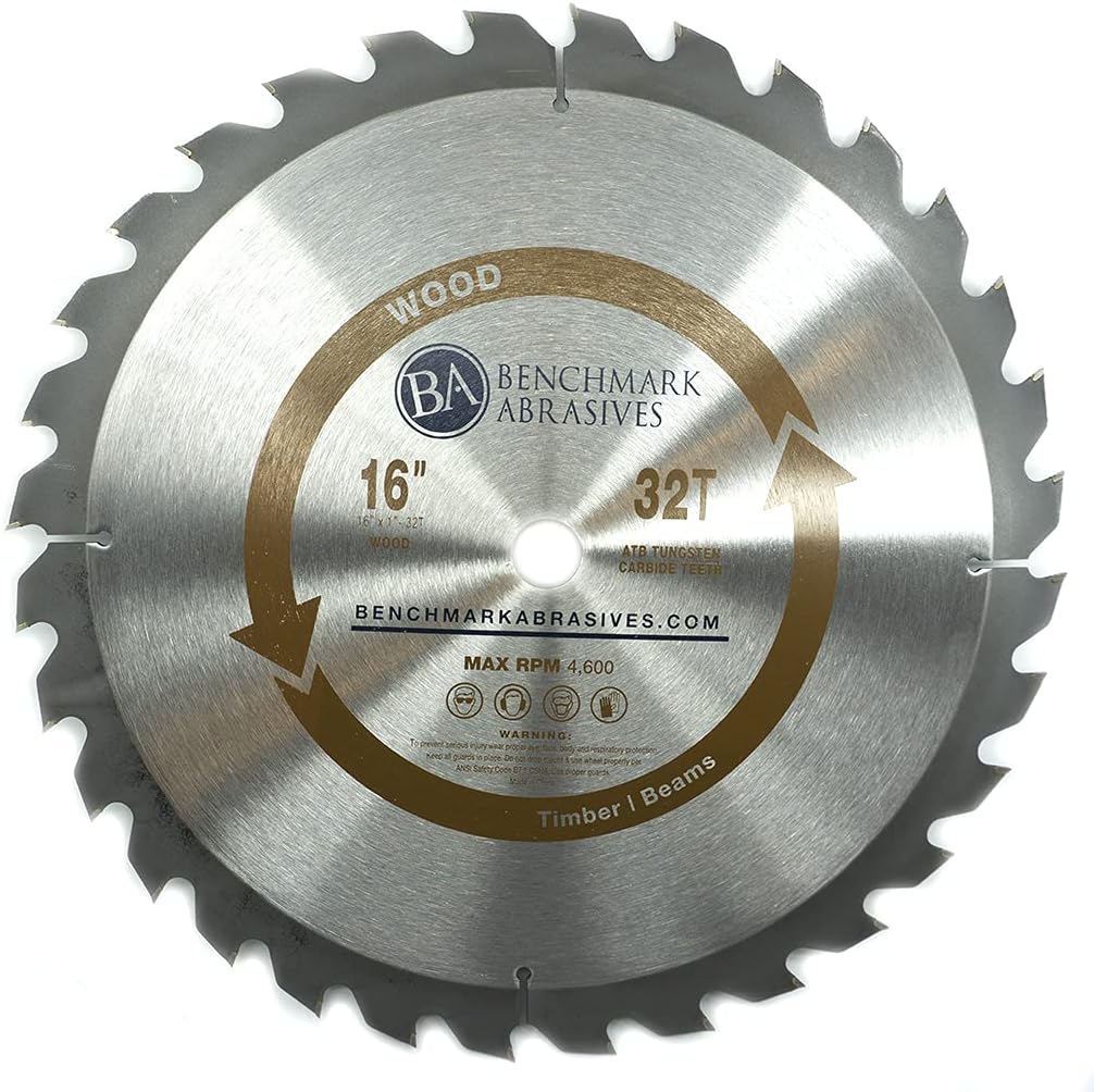 Featured Product Benchmark Abrasives 16 32T TCT Wood Saw Blade for Beam Saws