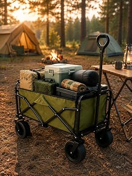 130 KG Taşıma Kapasiteli Katlanabilir Wagon Taşıma Arabası