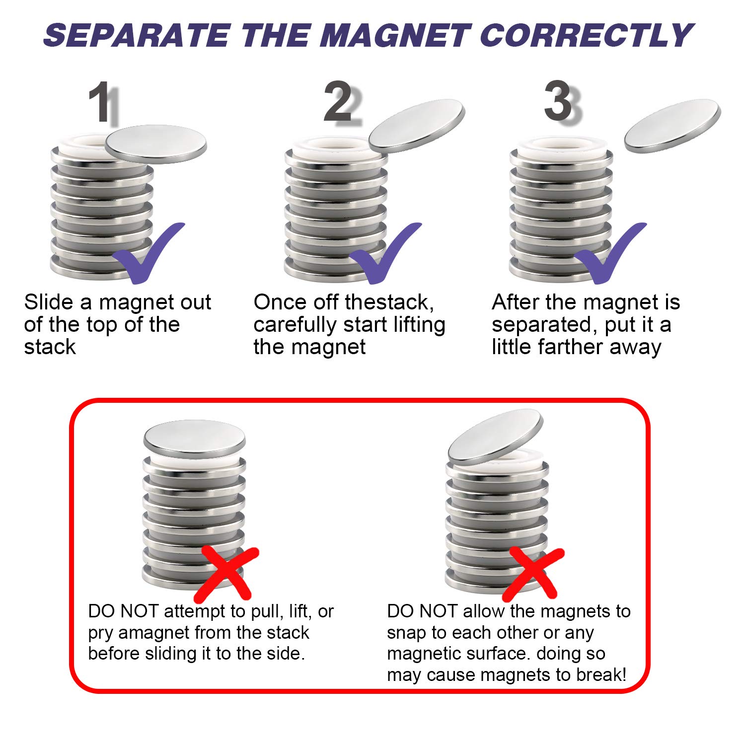 E BAVITE 12 Pack Strong Magnets with Adhesive Backing Powerful — Amazon image 4