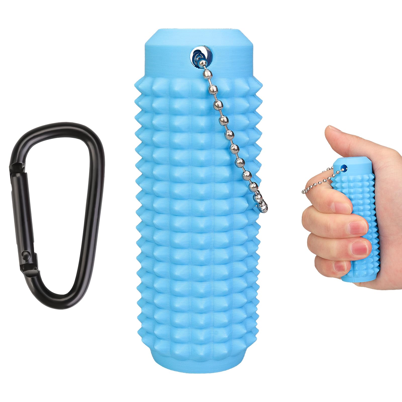 Little Ouchies Spiky Fidget – Portable Anxiety Relief Toy for Adults Stress Pain Stim Sensory Tool with Quiet Design | Novelty Gift (Sky-Blue)