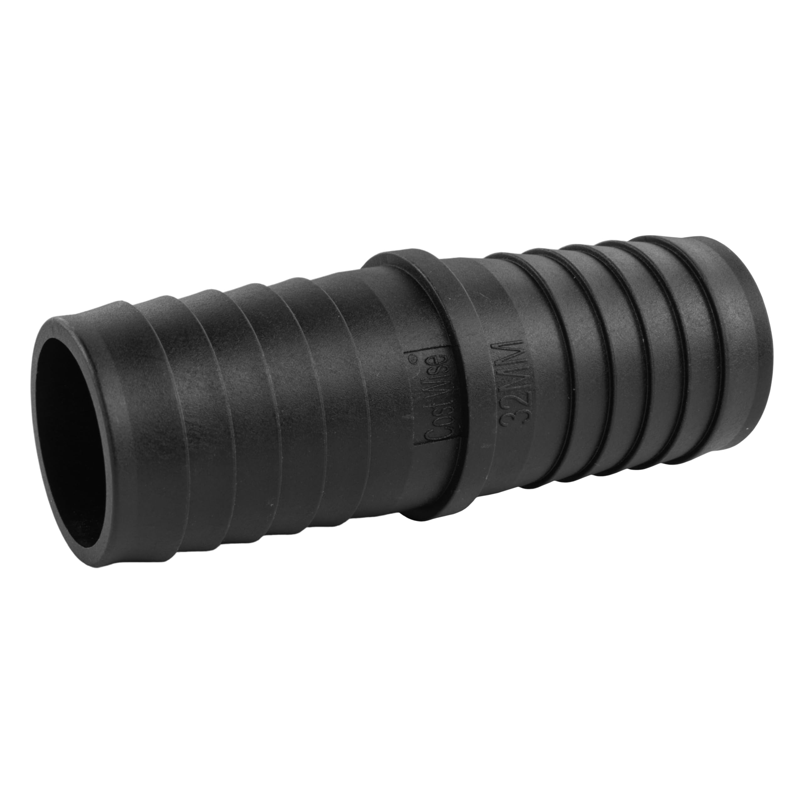 Ap Supplies Black Pond Connector - Designed With Strength And Reliability. Constructed From Durable Plastic That Ensures Long-Lasting Performance. (Hose Mender For Pond Pipe 32Mm)