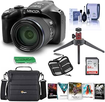 Amazon.com : Minolta MN67Z 20MP FHD Wi-Fi Bridge Camera with 67x