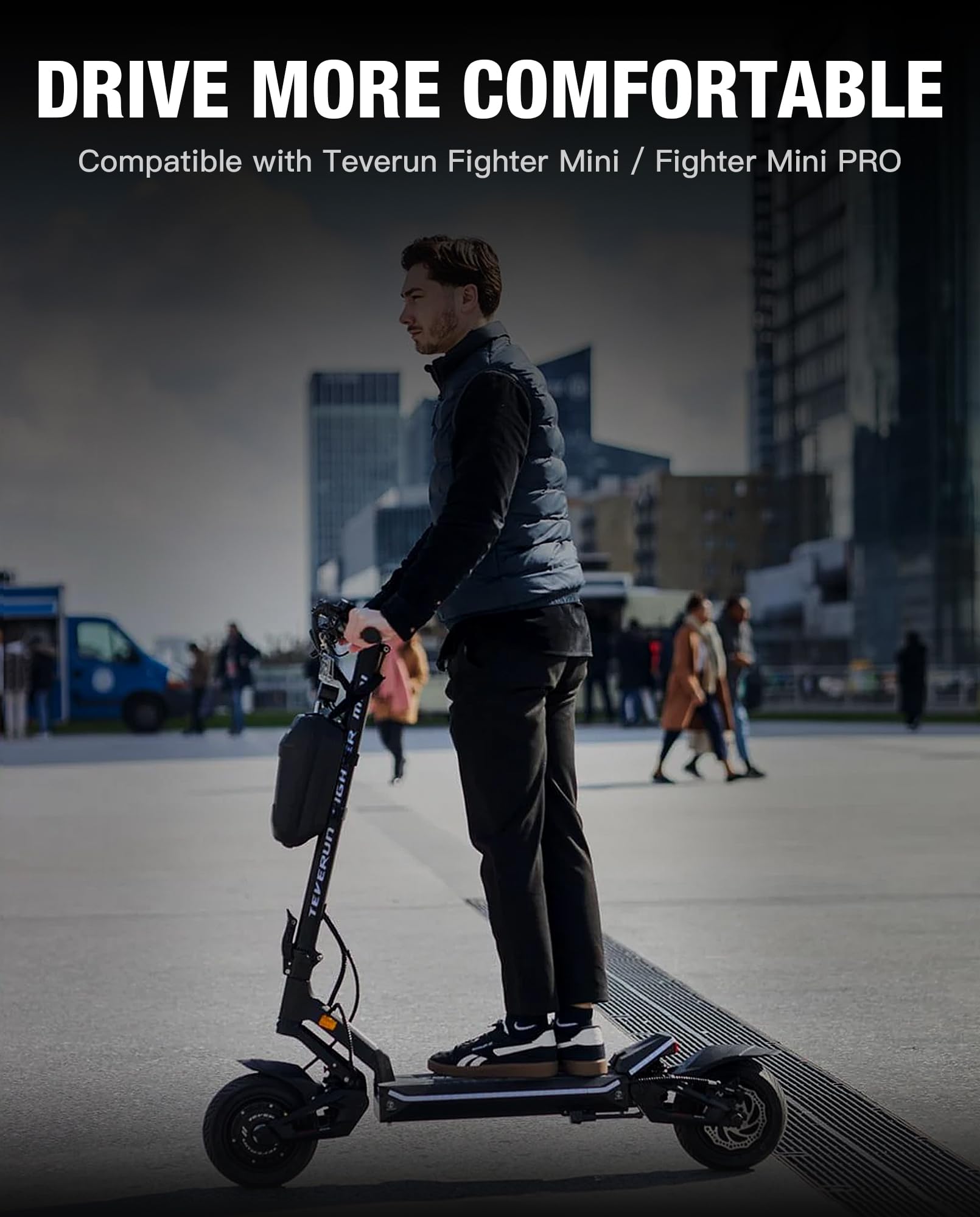 Ressorts d'amortisseur réglables KKE de 135 mm (2 pièces) Compatible avec Teverun Fighter Mini/Fighter Mini PRO, Ressorts de suspension d'amortisseur robustes accessoires d'origine