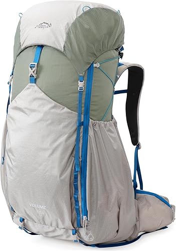 Miniatura 10 de IX INOXTO 55L Mochila con armazón interno resistente al agua para senderismo y camping con vejiga de agua de 3L y cubierta contra la lluvia, mochila